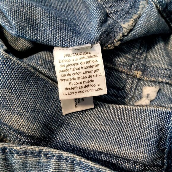 Universal Thread Womens High-Rise Utility Shorts S 8 Denim BlueTwo front pockets - Picture 10 of 13